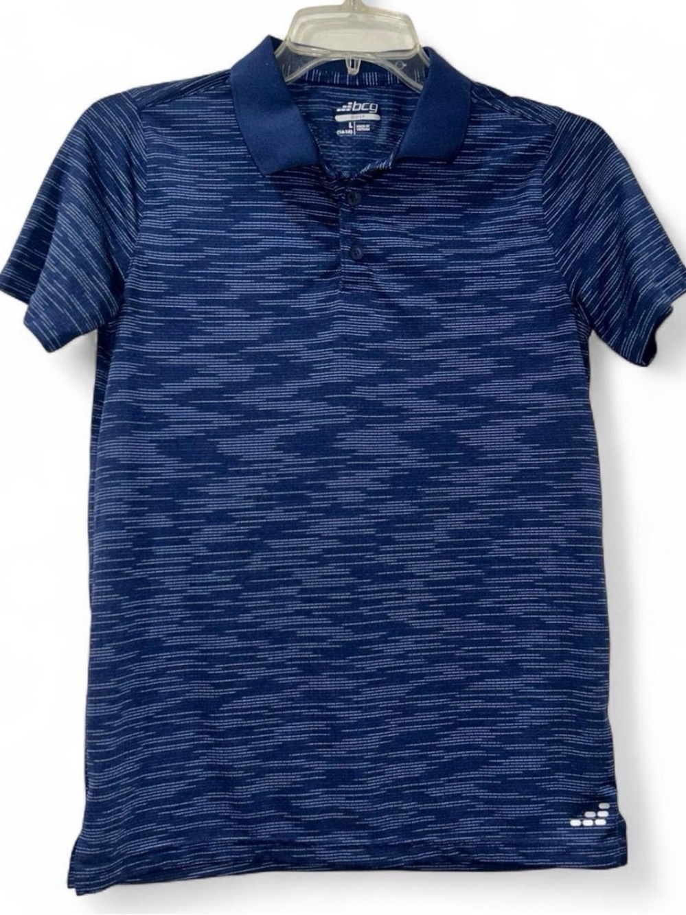 BCG Blue Polo Boys Large 14-16
